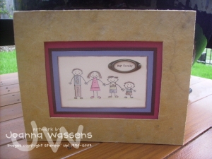 All in the family Frame by Joanna